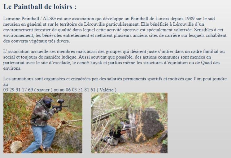 L'Oree Des Champs Lerouville Eksteriør bilde